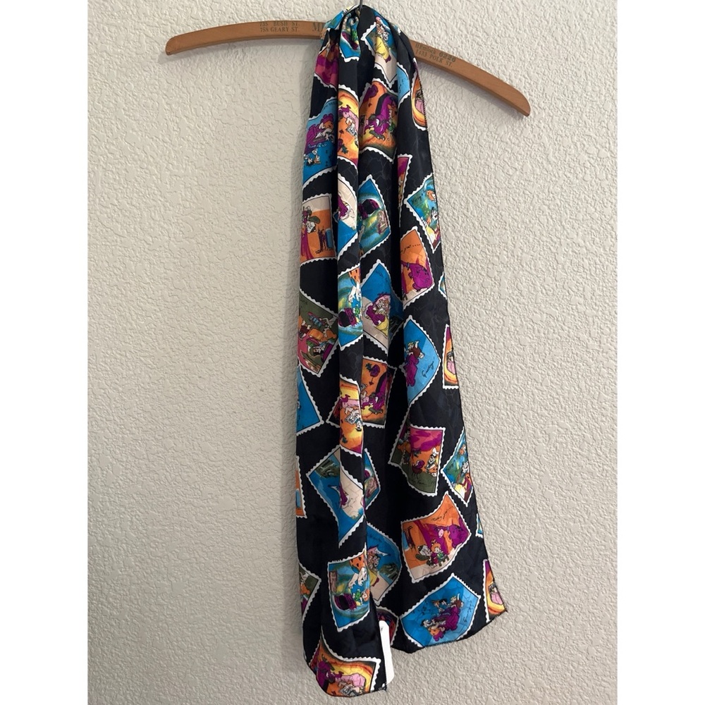 NWT Vintage Flintstones Polyester Scarf